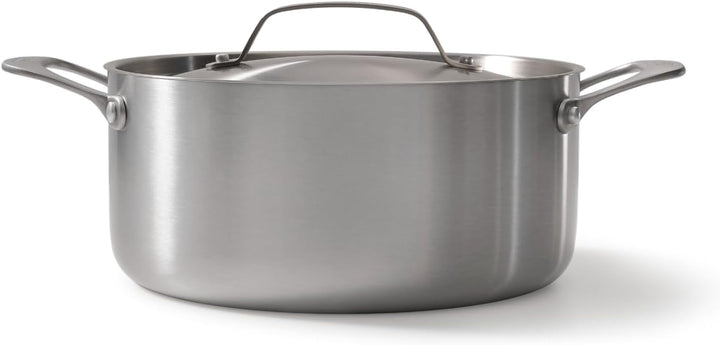 Skottsberg Edelstahl Kochtopf mit Deckel - Ø 24 cm - 4,75 L – PFAS frei, spülmaschinenfest - für Ind