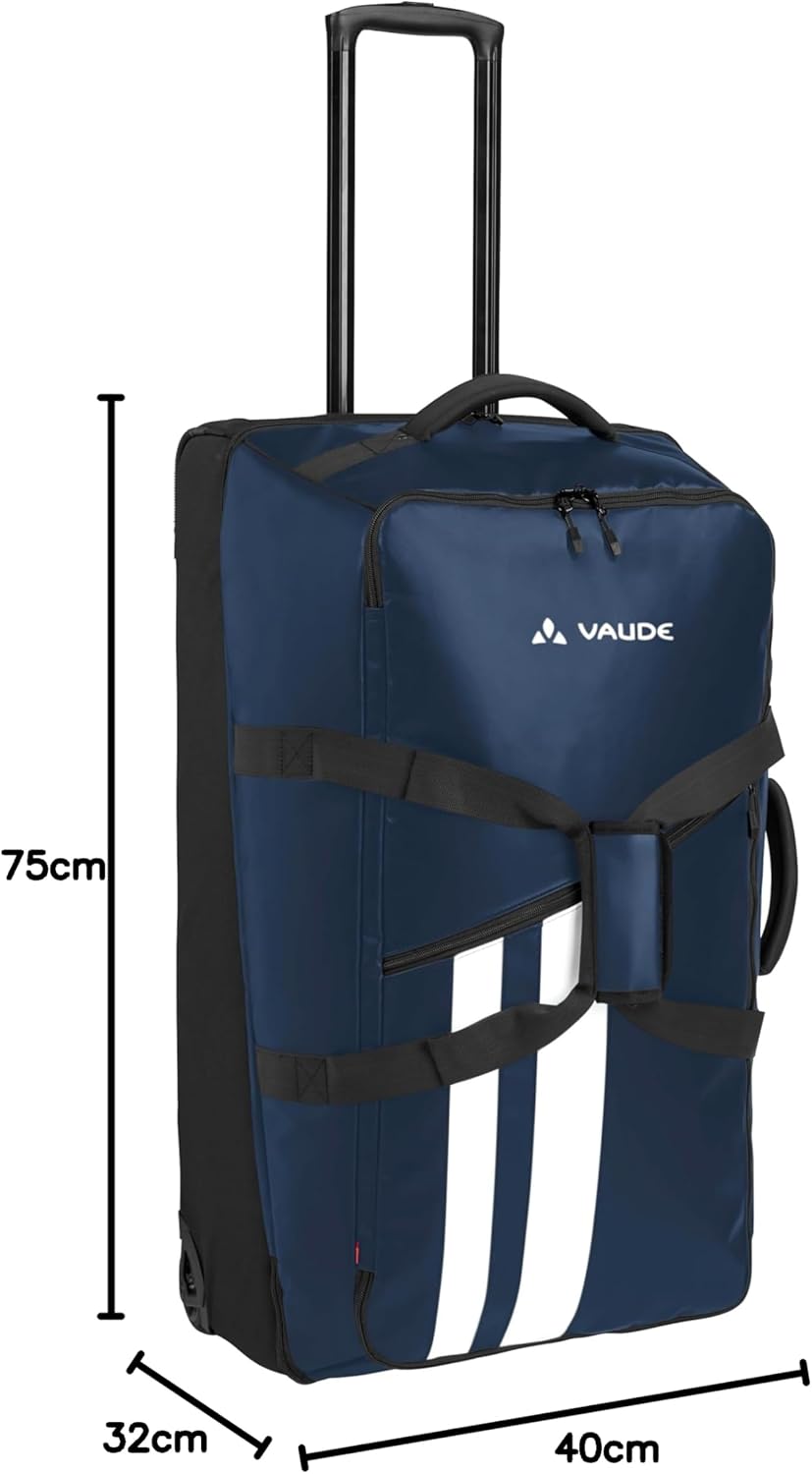 VAUDE Reisegepäck Rotuma 90, Grosser Trolley fürs Reisen, 90 l, orange, one Size, 142472270 Einheits