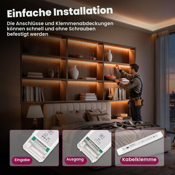 illuburg LED Trafo 24V 150W Dimmbar DALI Push Flickerfree LED Netzteil Treiber Driver Power Supply 2