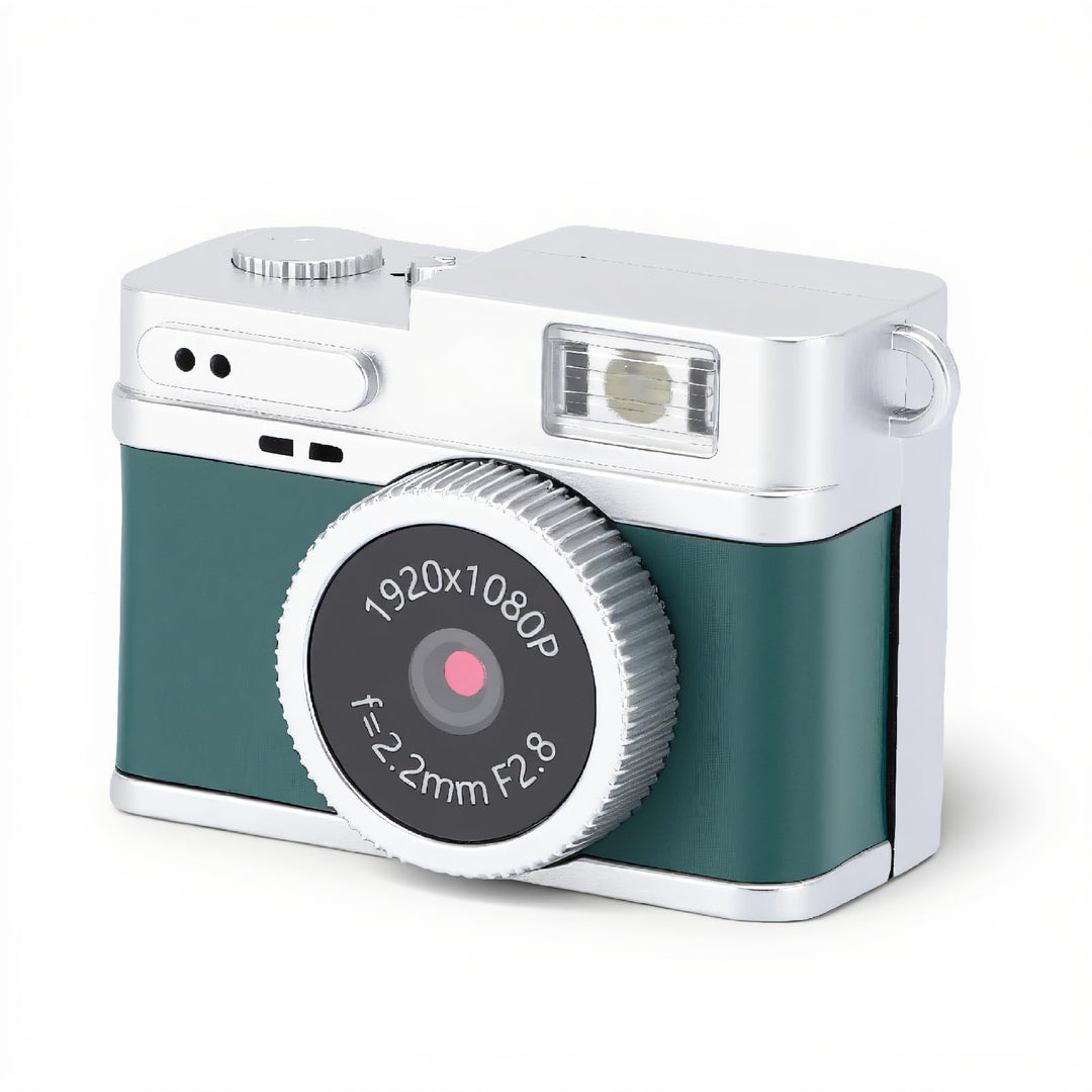 Kamera-Schlüsselanhänger, 1080P HD Mi NI-Retro-Digitalkamera mit 32 GB SD-Karte, 0,96-Zoll-Farbbilds