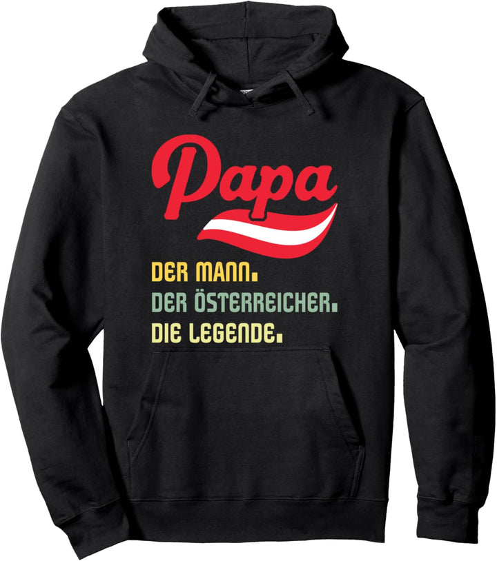 Papa Österreicher Welt Vater Bester Papa Pullover Hoodie
