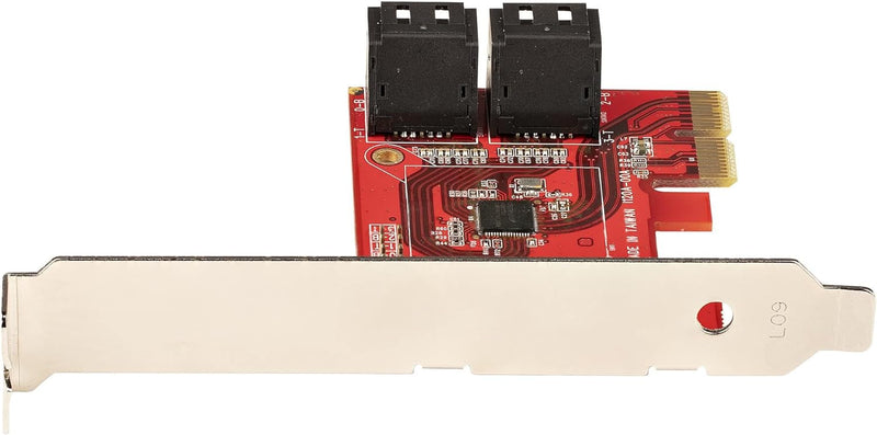 StarTech.com PCIe SATA Controller Karte - 4 Port SATA 3 Erweiterungskarte/Kontroller - 6Gbit/s - Ful