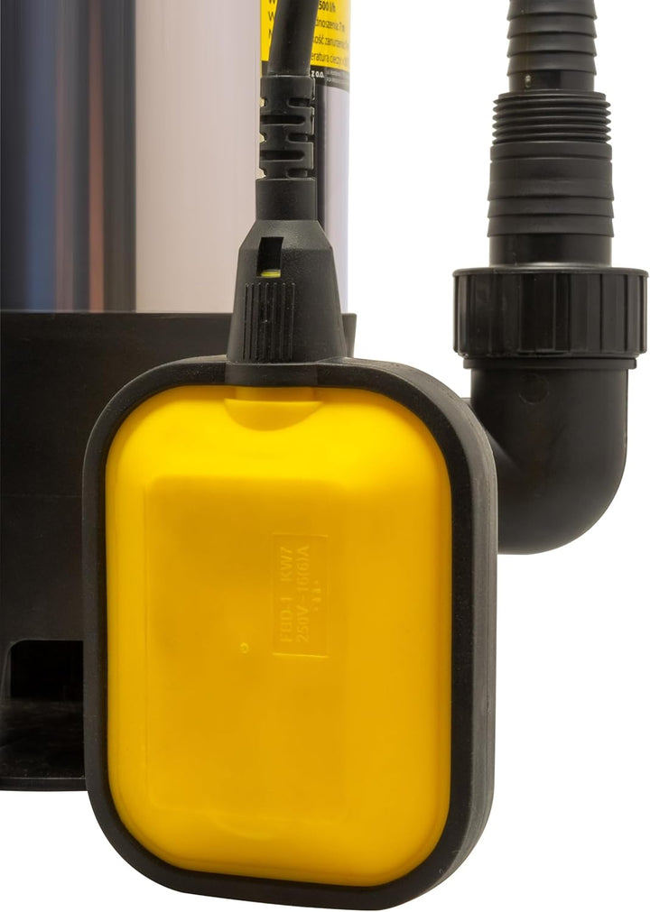Schmutzwasser-Tauchpumpe 550W – 12.500 l/h – Automatik mit Schwimmerschalter – Kellerpumpe, Gartenpu
