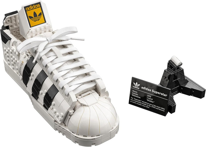 LEGO Adidas Originals Superstar 10282 Building Kit; Build and Display The Iconic Sneaker; New 2021 (