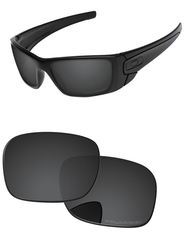 PapaViva Ersatzlinsen für for Oakley Fuel Cell OO9096 Black Grey - Polarized, Black Grey - Polarized