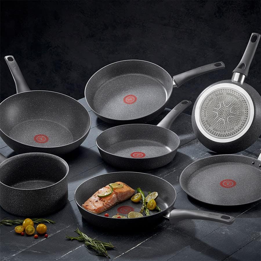 Tefal G13409 Healthy Wokpfanne Induktion 28cm, UVP 69€, Edelstahl Wok Pfanne Antihaft-beschichtet, S