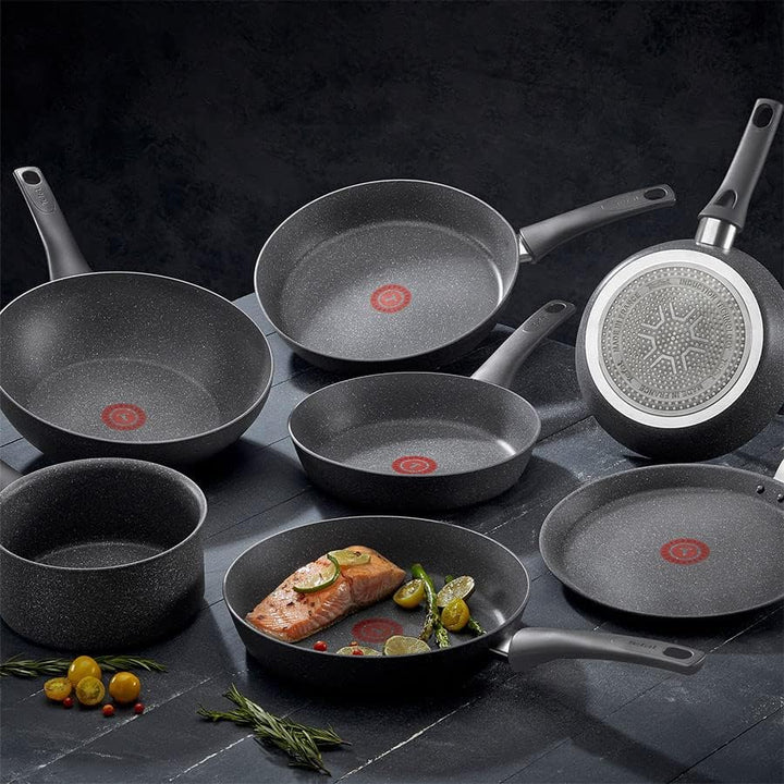 Tefal G13409 Healthy Wokpfanne Induktion 28cm, UVP 69€, Edelstahl Wok Pfanne Antihaft-beschichtet, S