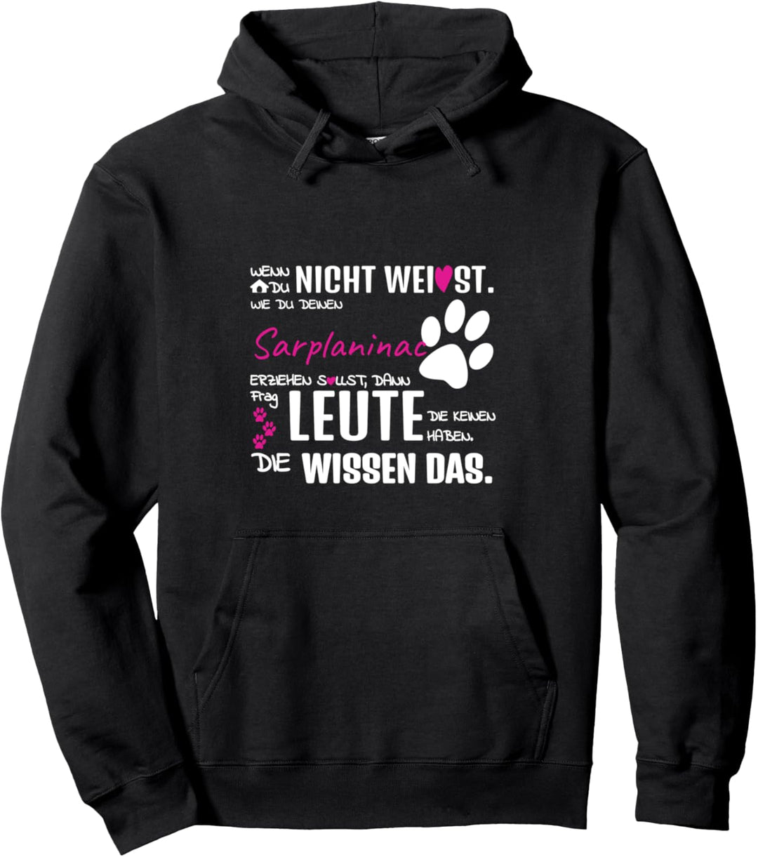 Sarplaninac Fashion Violett Damen Pullover Hoodie