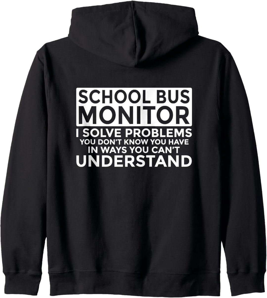 Schulbus-Monitor löst Probleme Kapuzenjacke