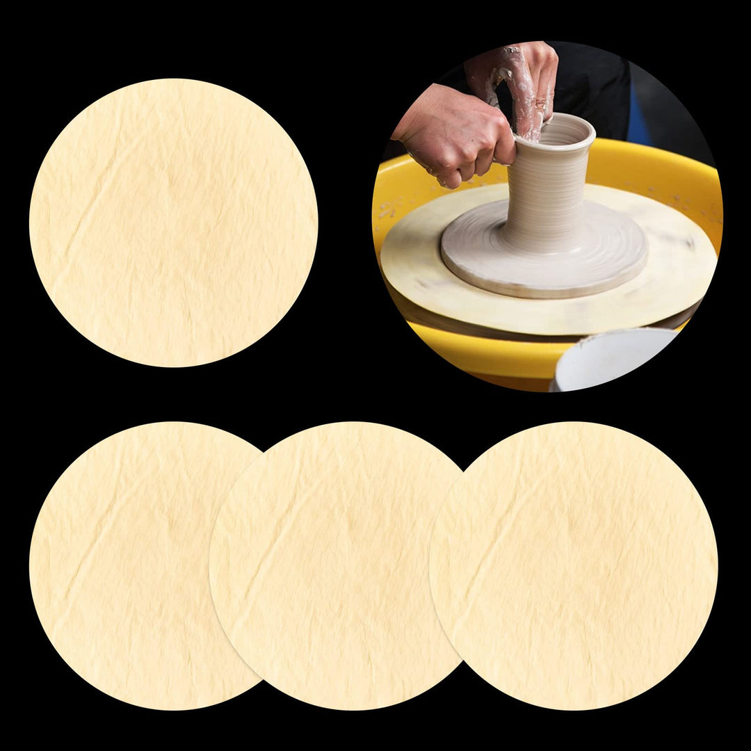 4 runde Ton-Wurftuch, 32 cm, Keramik, Töpfer, Keramik, Werkzeug, Trimmen, Schlamm-Werkzeuge, 4 Stück