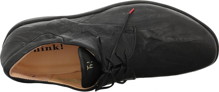 Think! Herren Stone Nachhaltige Wechselfussbett Schnürhalbschuhe 40 EU 0000 Schwarz, 40 EU 0000 Schw