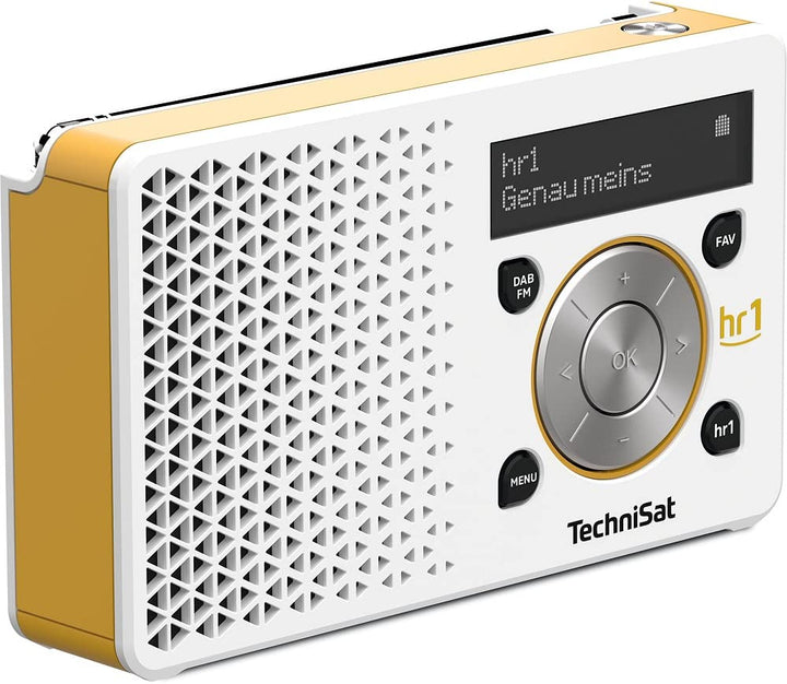 TechniSat DIGITRADIO 1 hr1 Edition - tragbares DAB+ Radio mit Akku (DAB, UKW, Lautsprecher, Kopfhöre