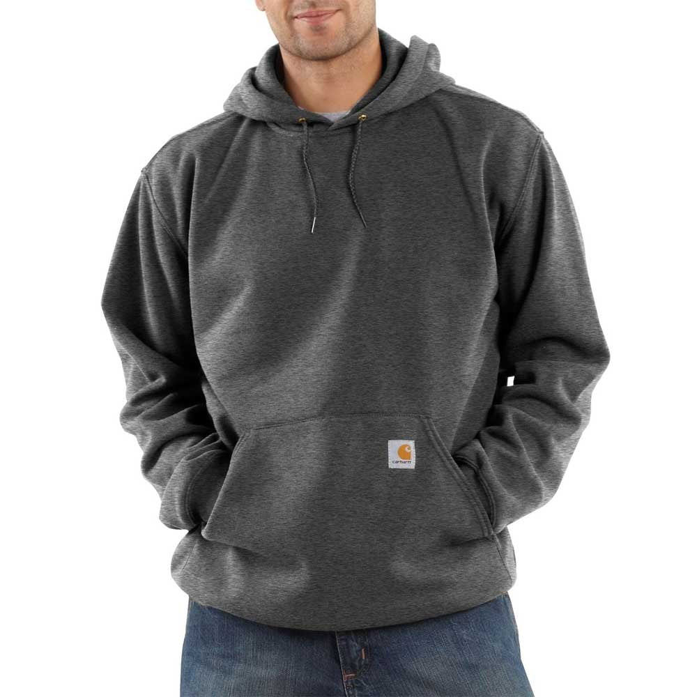 Carhartt K121 Midweight Hooded Sweatshirt XS Anthrazit Meliert, XS Anthrazit Meliert