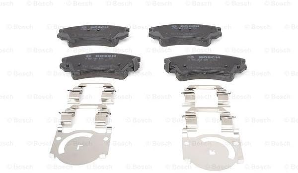 Bosch BP1187 Bremsbeläge - Vorderachse - ECE-R90 Zertifizierung - vier Bremsbeläge pro Set
