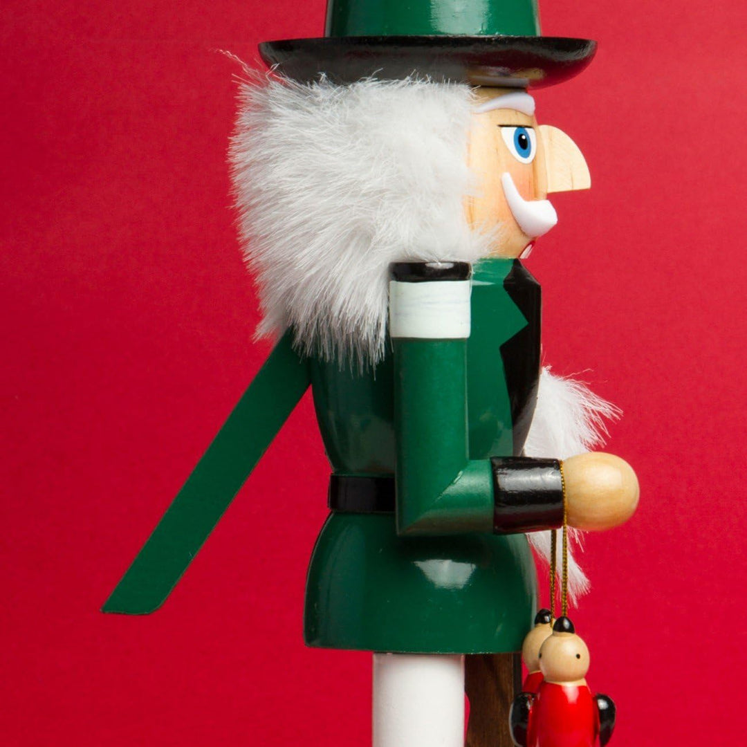 Sikora NK-A Deko Nussknacker Figur aus Holz Verschiedene Motive 2 Grössen, Farbe/Modell:A03 grün - J