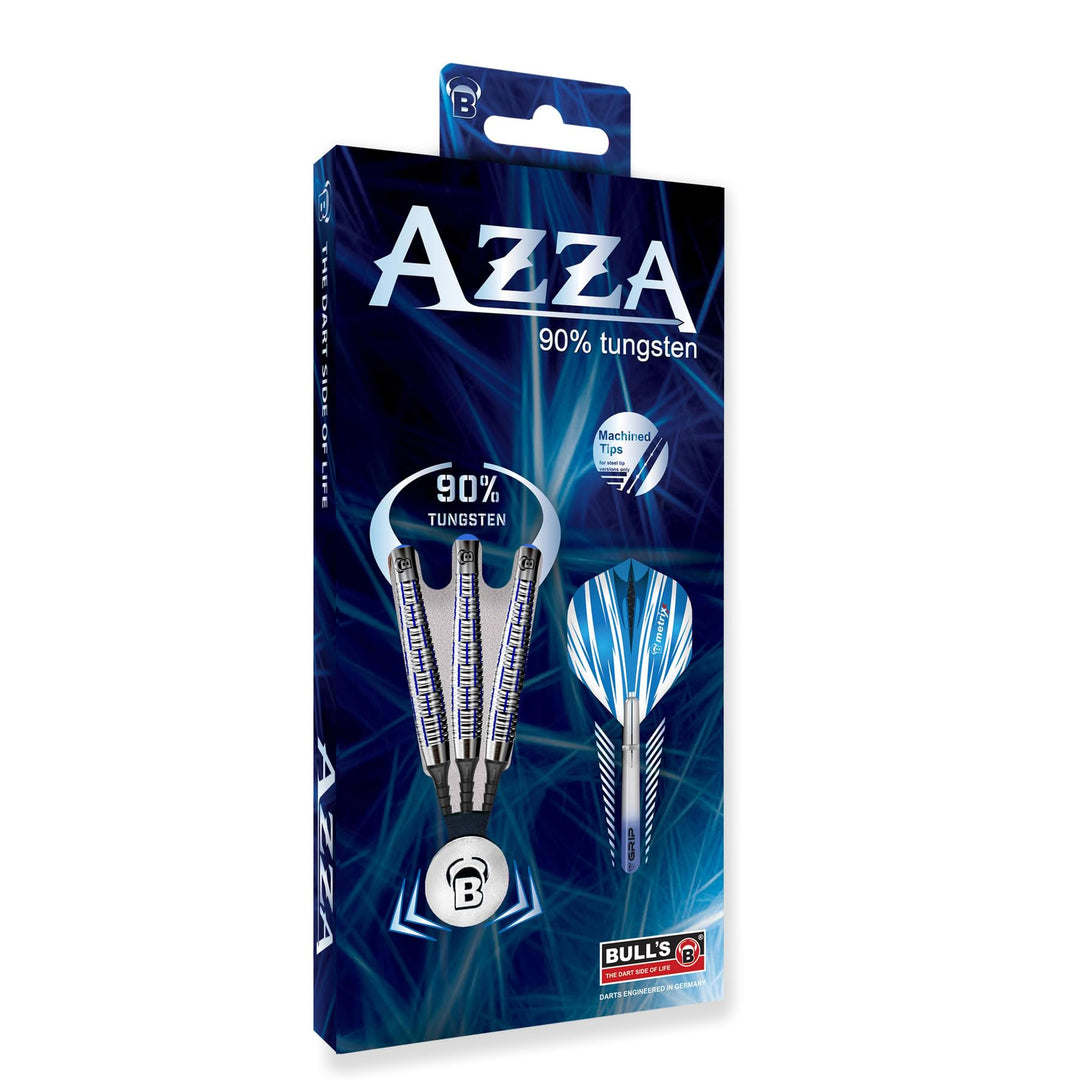 Bull's Azza Dart, Silber/Blau, 18 g