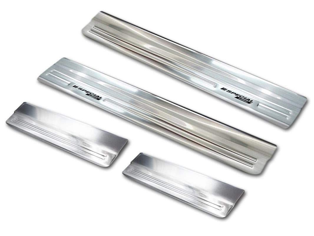 Avisa INOX Door sill Protectors Compatible with Volkswagen Golf VII 5-Doors & Variant 2012-2020 - 'S