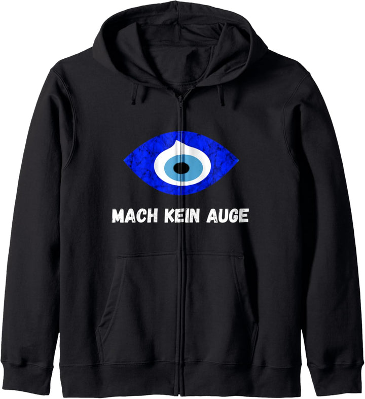 Mach Kein Auge Der Fatima Nazar Evil Eye Amulett Kapuzenjacke
