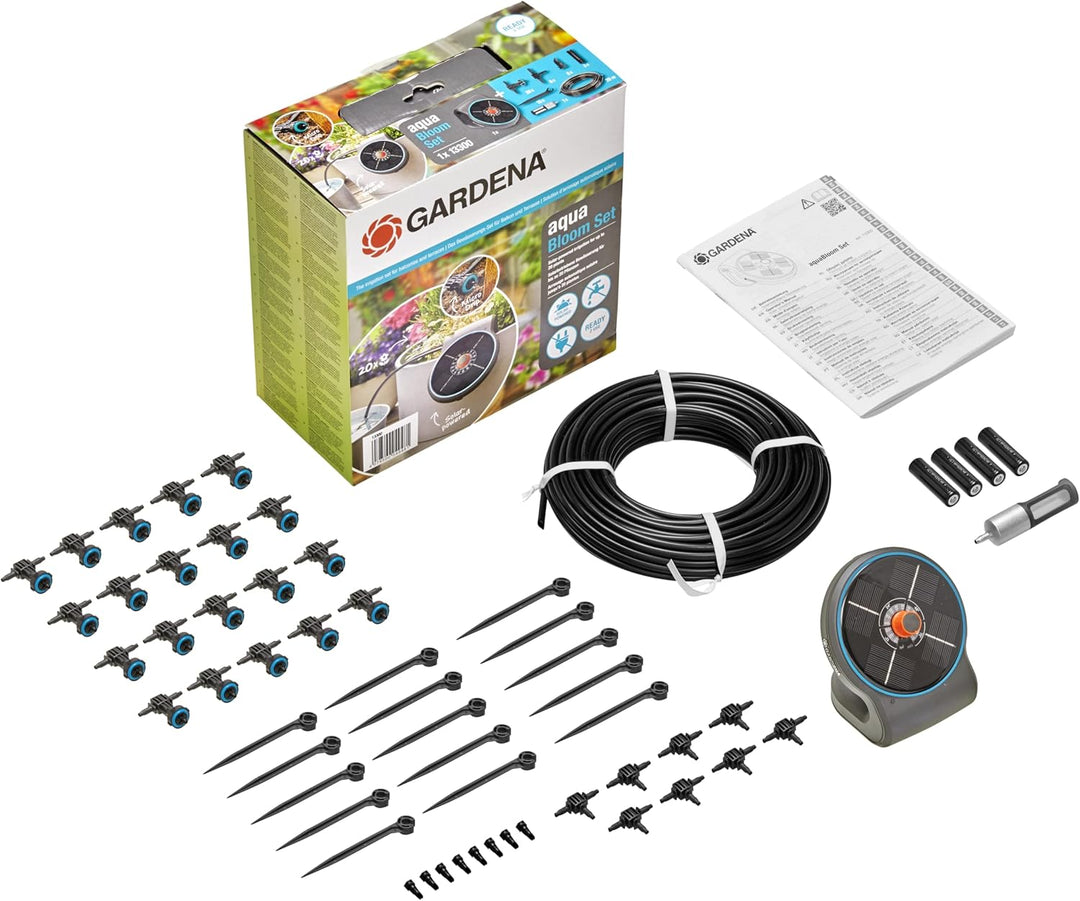 Gardena Solarbewässerung AquaBloom 13300-20, Automatisch