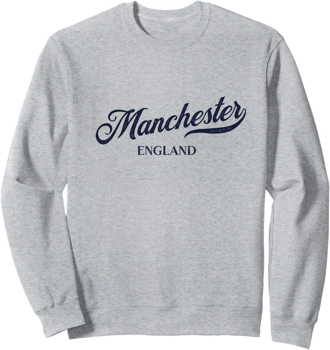 Retro England City — Vintage Manchester Sweatshirt