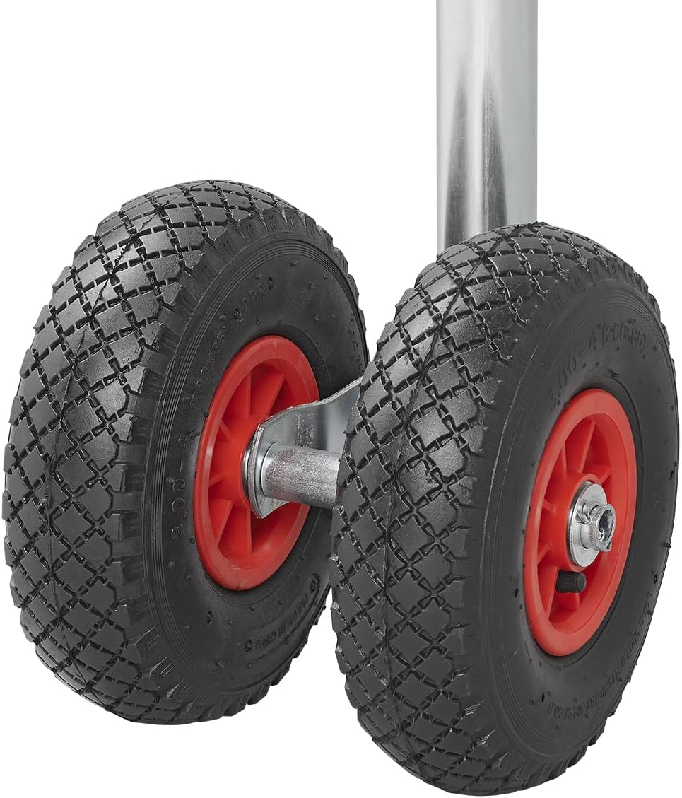 ProPlus Zwillingsrad Doppelstützrad Anhänger Bugrad Anhängerstützrad Deichsel Rad Reifen Single, Sin