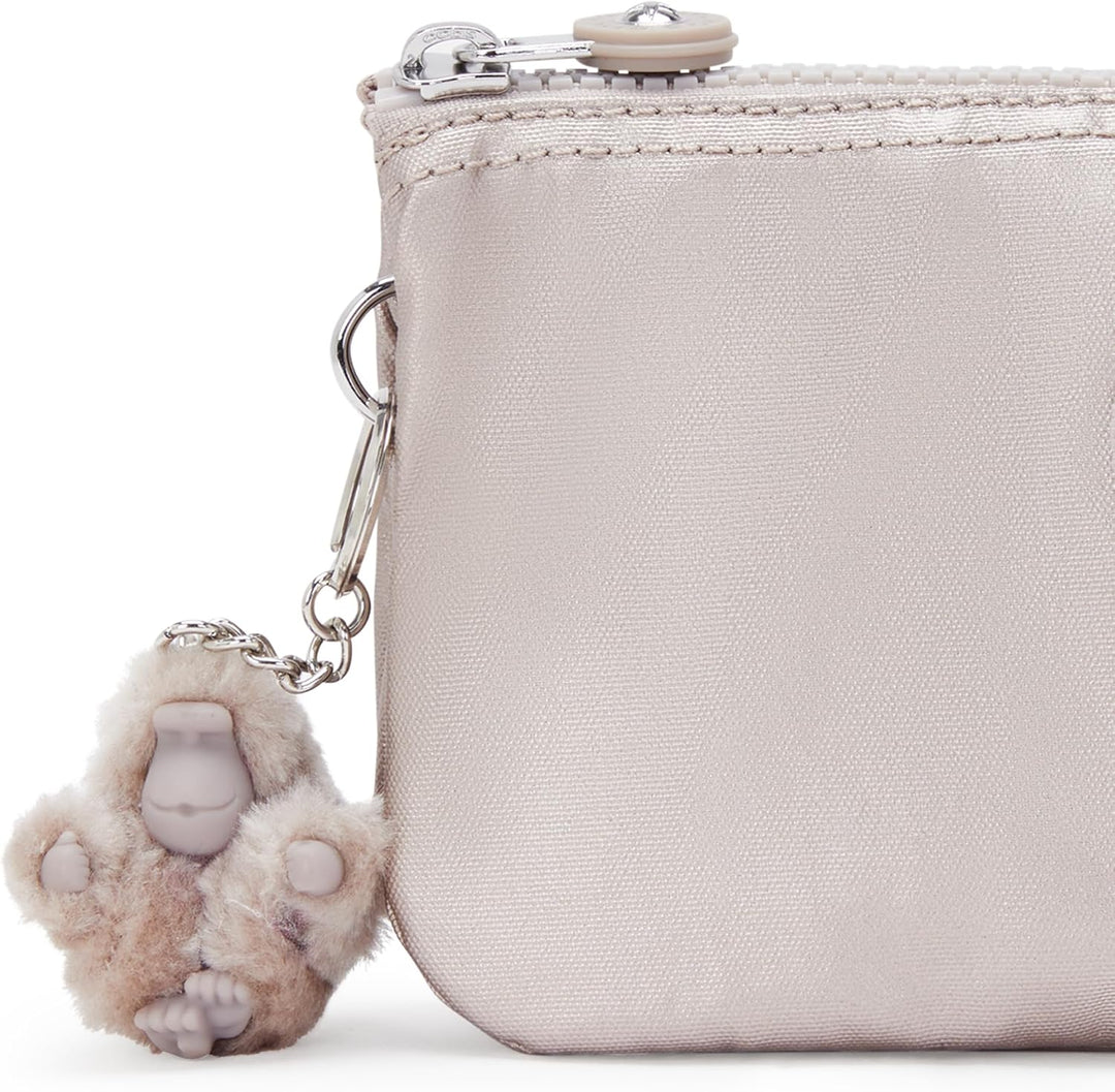 Kipling Damen Creativity L Tasche, Silber (Metallic Glow), 18.5x11x5 cm EU, Metallic Glow