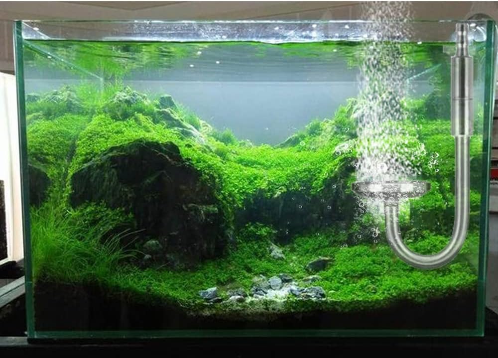 Ailgely 5L CO2-Generator-System-Kit für Doppel Aquarium CO2-Edelstahl-Zylinder-Generator-System mit