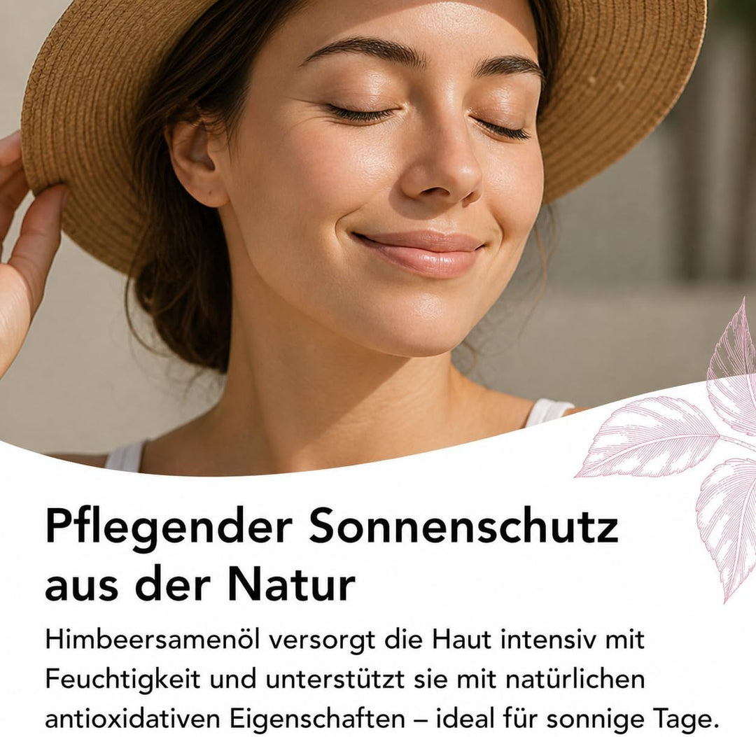 Himbeersamenöl – 100% rein & kaltgepresst – Natürliches Pflegeöl für Gesicht, Haare & Körper von JUN