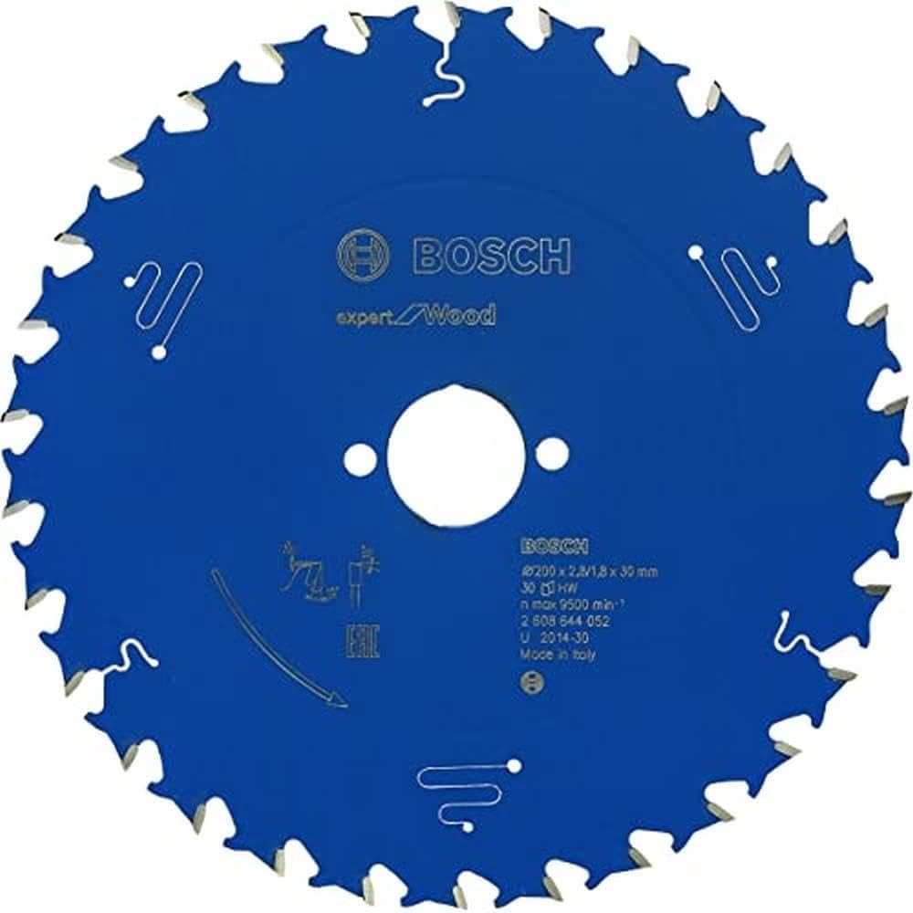 Bosch Professional 1x Kreissägeblatt Expert for Wood (Holz, Sägeblatt Ø 200 x 30 x 2,8 mm, 30 Zähne,
