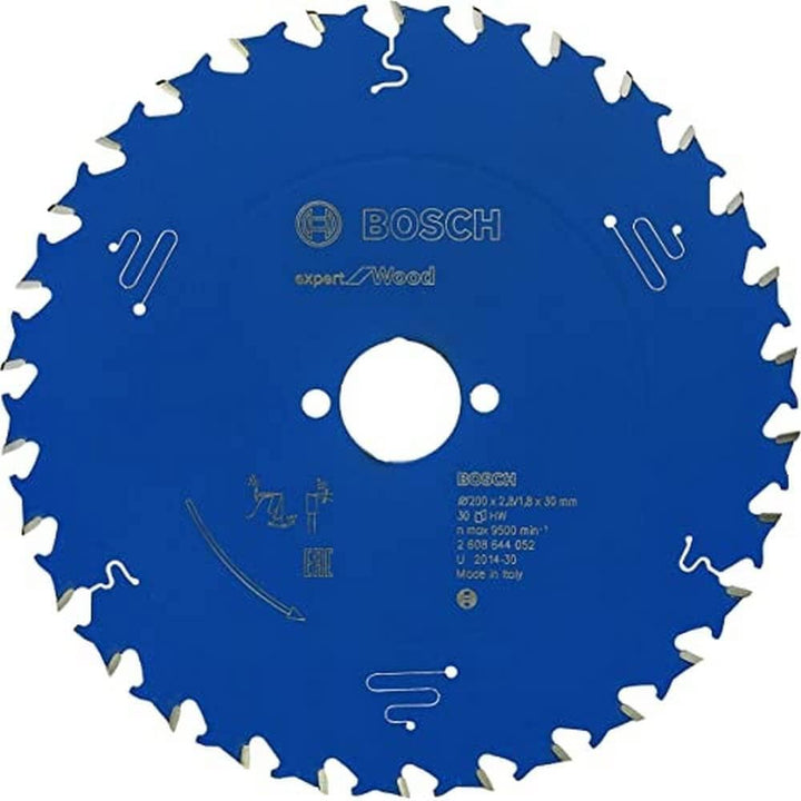 Bosch Professional 1x Kreissägeblatt Expert for Wood (Holz, Sägeblatt Ø 200 x 30 x 2,8 mm, 30 Zähne,