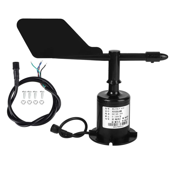 0–10 V, 8 Anzeigerichtungen, Windgeschwindigkeitssensor, Umgebungssignalausgang, Polycarbonat-Windge