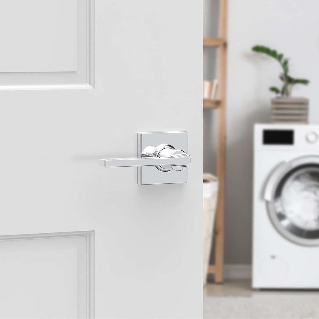 Kwikset 92001-605 Casey Durchgangshebel, poliertes Chrom Poliertes Chrom Durchgang, Poliertes Chrom