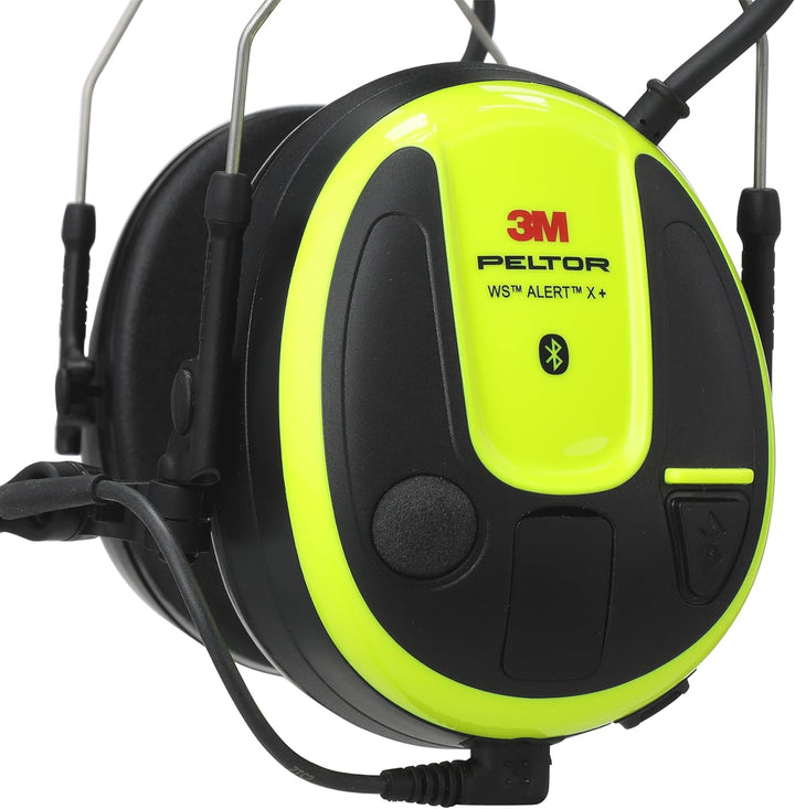 3M PELTOR WS ALERT X+ App, Leichtendes Gelb, Headset, Kopfband, Bluetooth, MRX21A3WS7, USB-C, 1 Stüc