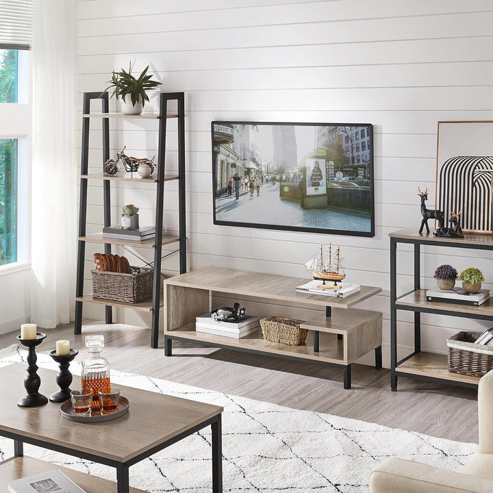 Yaheetech TV-Schrank Fernsehtisch TV Lowborad mit Ablage Industrie-Design Fernsehschrank für Fernseh