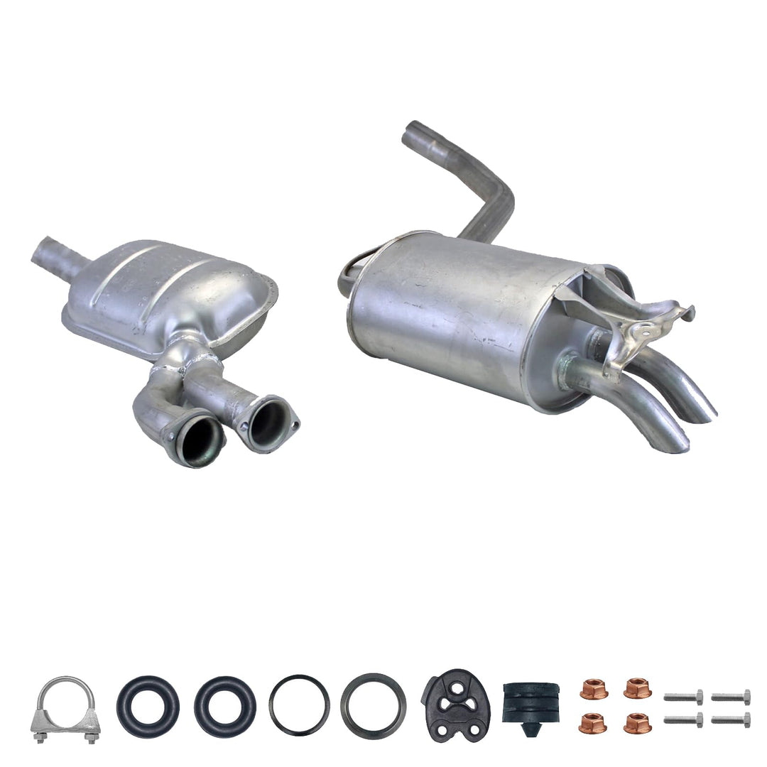 Ferroz Export Ersatz für Komplette Auspuffanlage ab Kat Mercedes Benz 190 W201 1991-1993 Auspuff