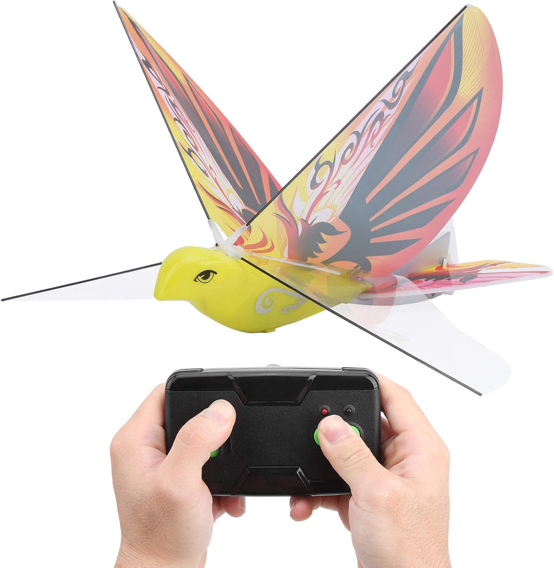 Dilwe RC Flying Bird Spielzeug, Ferngesteuerter Fliegender Vogel, LED, 2,4 GHz, inkl. Fernbedienung,