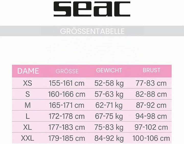 Seac Damen Feel Lady Ultra-elastischer, M