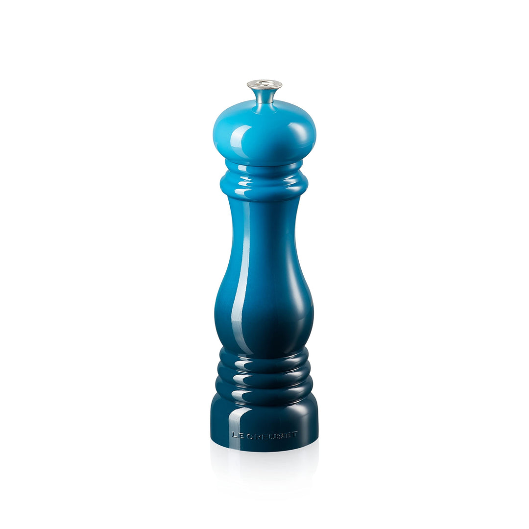 Le Creuset Salzmühle, ABS-Kunststoff, 6,2 x 6,2 x 20,8 cm, Keramik-Mahlwerk, Deep Teal, 960020006420