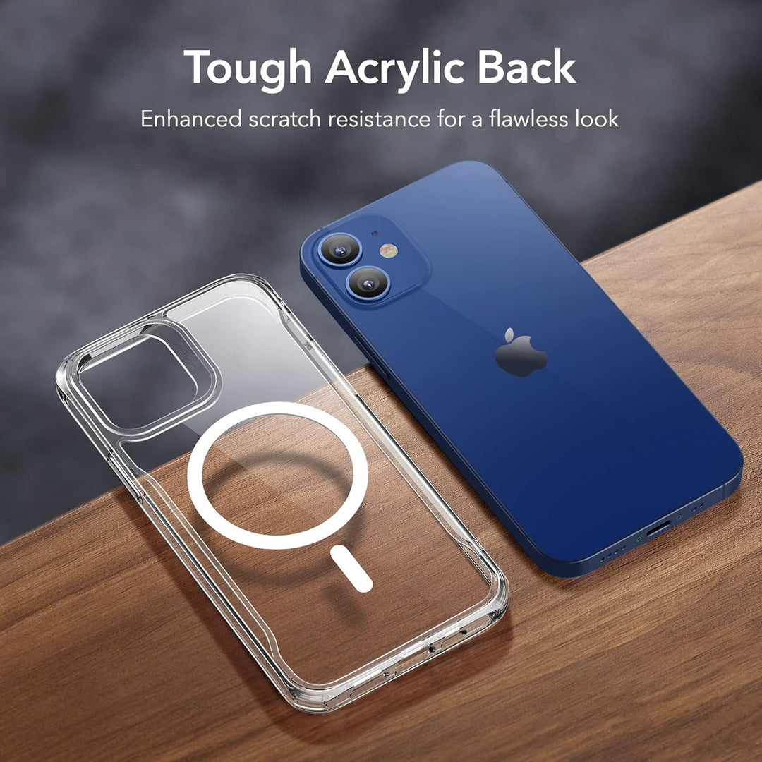 ESR Hülle für iPhone 12, iPhone 12 Pro 2020 Sidekick Hybrid Magafe Case, Transparent Handyülle mit H