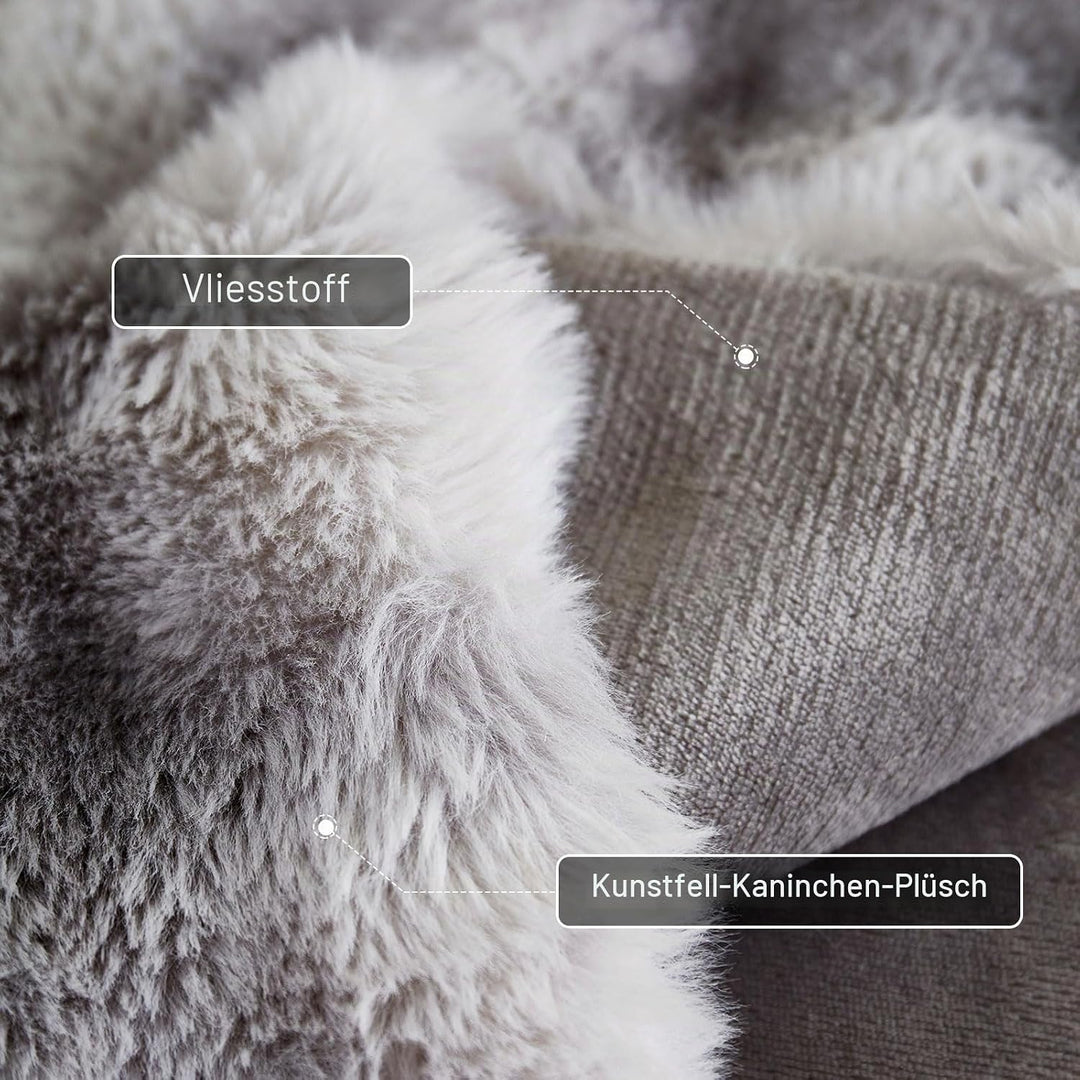 Kuscheldecke Kaninchen Plüsch Decke Super Soft Wohndecke Dick 1000 G/M² Flanell Decke Warme Überwurf