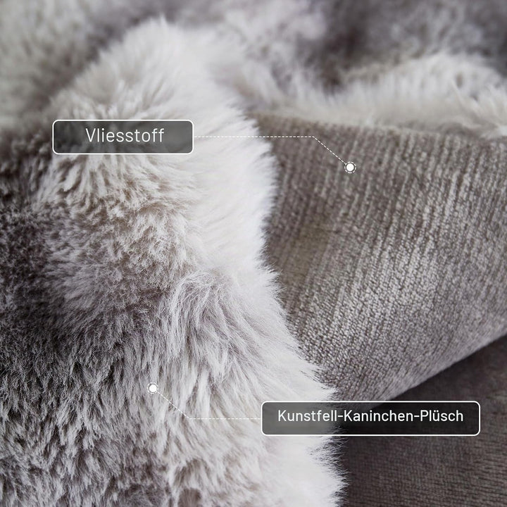 Kuscheldecke Kaninchen Plüsch Decke Super Soft Wohndecke Dick 1000 G/M² Flanell Decke Warme Überwurf