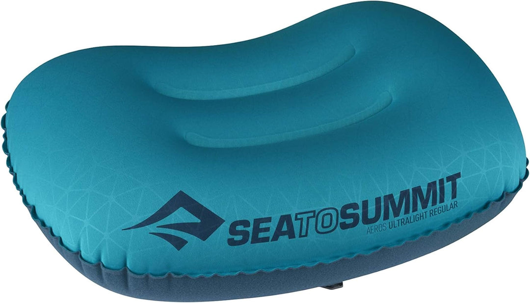 Sea to Summit Aeros Ultralight Pillow Regular - Reisekissen Aqua Blue 1 Stück (1er Pack), Aqua Blue