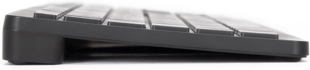 VulTech KM-851W Kabellose Tastatur und Maus, geräuschlos, italienisches QWERTY-Layout, ultradünn, Zi