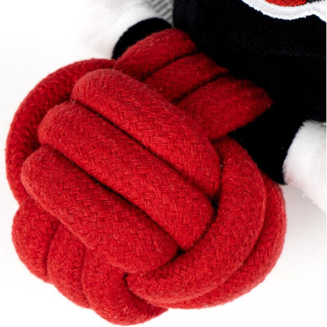 Offizielles Disney-Mickey-Hundespielzeug, robust, interaktives Zubehör, ideal für Beisspiele, Ziehen
