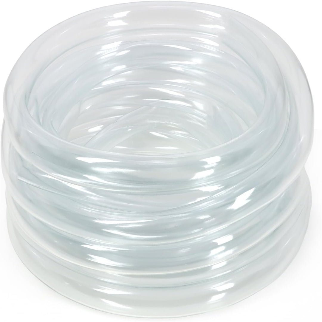 Flexibler PVC-Schlauch 22 x 24 mm, transparenter Kunststoffschlauch 5 Meter, dünnwandiges Rohr mit 1