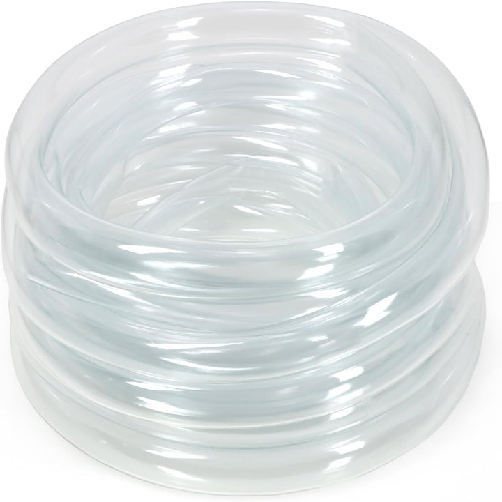 Flexibler PVC-Schlauch 22 x 24 mm, transparenter Kunststoffschlauch 5 Meter, dünnwandiges Rohr mit 1