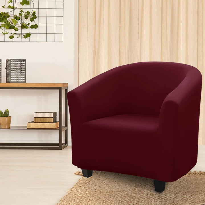FIGOOO Sesselbezug Clubsessel Stretch Schonbezug für Cocktailsessel 1 Stück Sesselschoner Abnehmbare