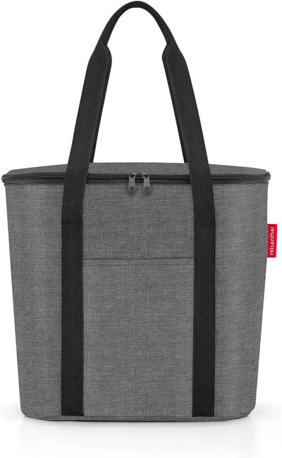 reisenthel thermoshopper Twist Silver – Kühltasche für den Einkauf oder das Picknick mit 2 Trageriem