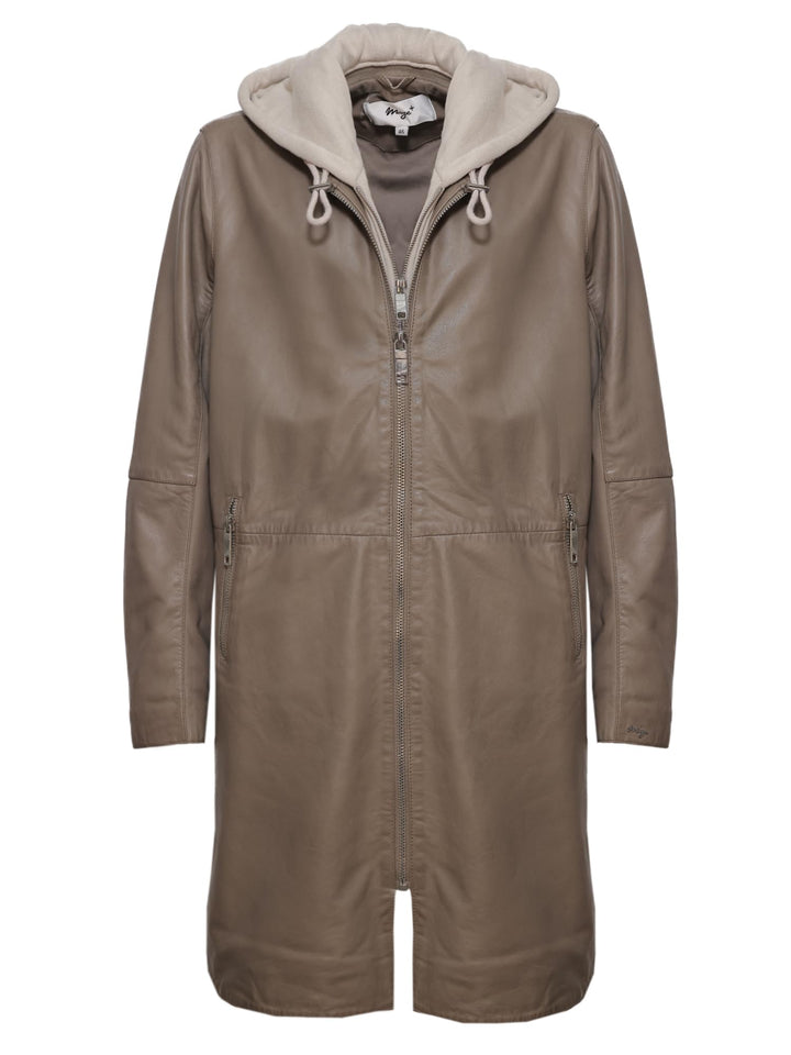 MAZE Damen Ledermantel 42021316 52 mud, 52 mud