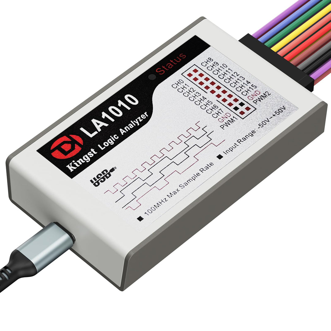 InnoMaker LA1010 USB Logic Analyzer 16 Input Channels 100MHz with The PC Software Handheld Instrumen